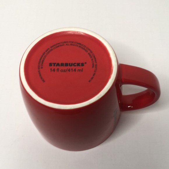 Red Starbucks Holiday Christmas Ornament 14 oz Mug - Picture 4 of 5